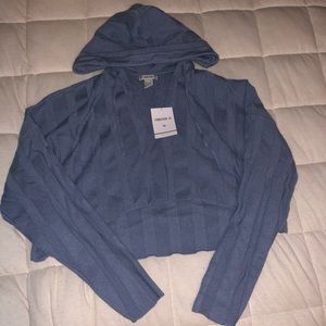 Forever 21 Knit cropped hoodie